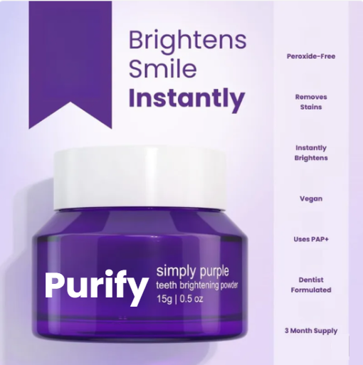 Simply Purple Teeth Brightening Powder